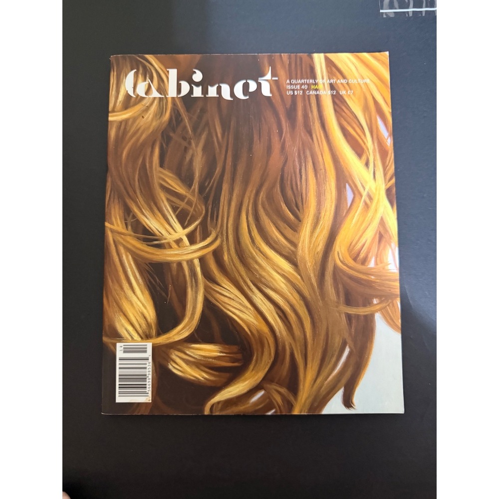 Cabinet Magazine Issue 40 Hair Winter 2010/2011 Art and Culture Quarterly